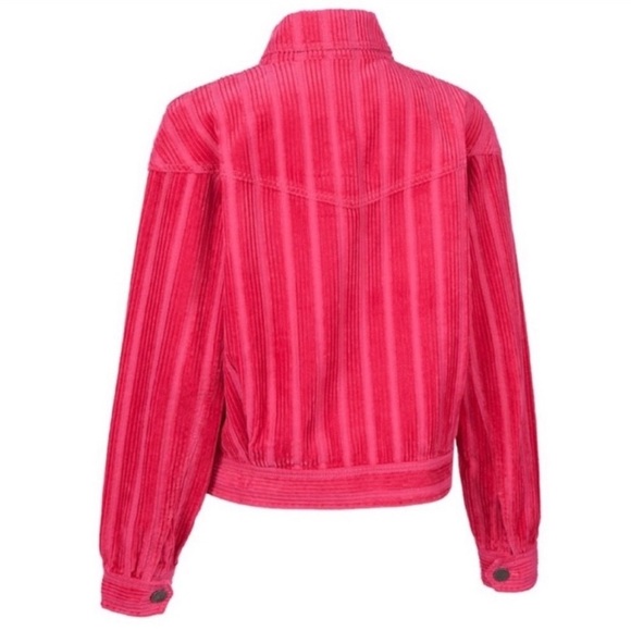 CABI pink Cheeky Topper corduroy trucker jacket XS - Picture 4 of 8